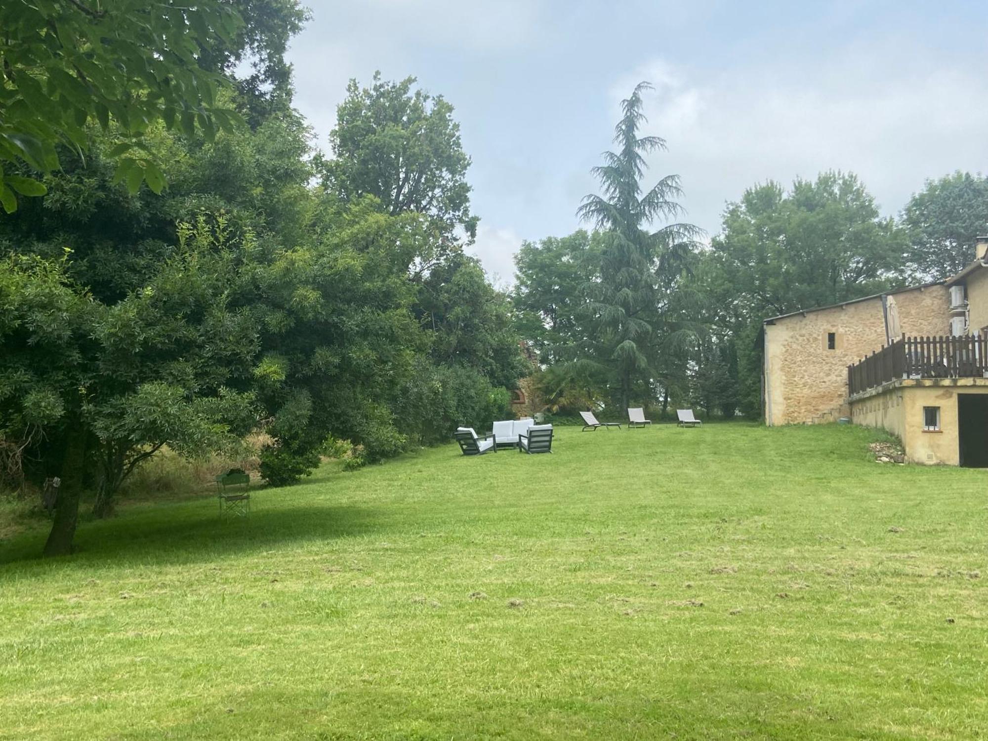 Отель La Grange De Garac Saint-Christaud  Экстерьер фото